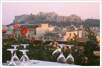 Hotels Athens, Terrasse